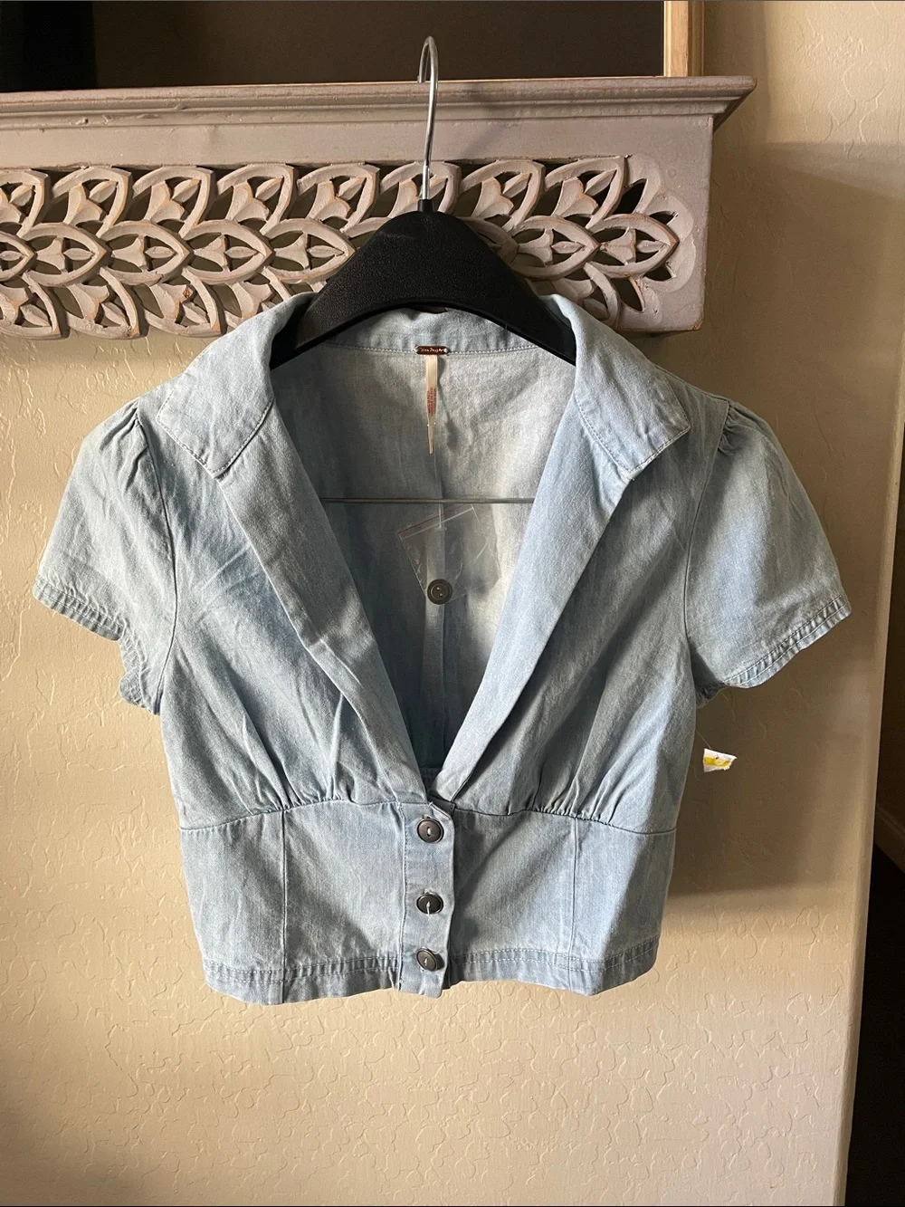 NWT FREE PEOPLE Easy Does It Denim Set!
